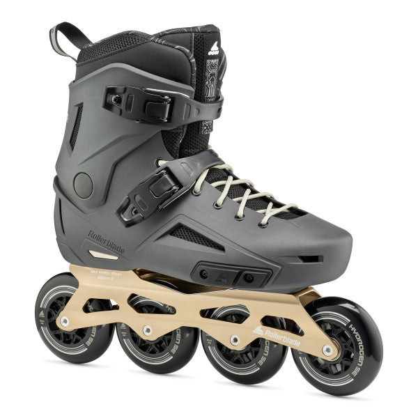 Rollerblade Lightning Vintage Années 90 Taille 40/6 - Noir Et Jaune Fluo Kryptonics - Occasion Bon état